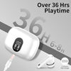 Stereo Ear Buds with Noise Cancelling Mic LED Display